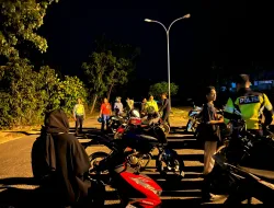 Jelang Operasi Keselamatan Lancang Kuning 2024, Puluhan Kendaraan Bermotor Roda Dua Terjaring oleh Satlantas Polres Pelalawan Saat Laksanakan Operasi Penertiban