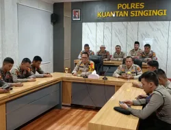 Binrohtal Virtual di Polres Kuansing: Persiapan Menyambut Ramadhan