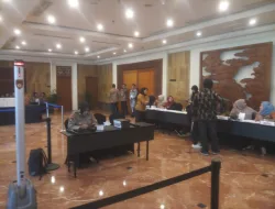 Subsatgas Pam Objek Kegiatan OMB LK 2023-2024, Perkuat Pengamanan Rapat Pleno Rekapitulasi Suara Tingkat Provinsi