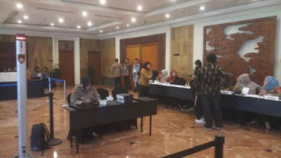 Subsatgas Pam Objek Kegiatan OMB LK 2023-2024, Perkuat Pengamanan Rapat Pleno Rekapitulasi Suara Tingkat Provinsi