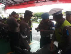 Ops Keselamatan LK 2024, Satgas Propam Razia Kelengkapan dan Kelaikan Ranmor Personil 