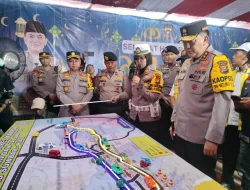 Satlantas Polres Kampar Paparkan Keadaan Lalu Lintas Jalur Lintas Barat