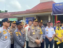 Kapolda Riau Beserta Rombongan Lakukan Peninjauan dan Pengecekan Pos PAM di Wilkum Polresta Pekanbaru