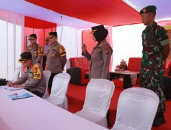 Kapolres Kampar Pastikan Kesiapan Personil Pos Pengamanan Mudik Lebaran