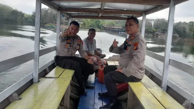 H-1 Idul Fitri 1445 H, Polsek XIII Koto Kampar Intensif Patroli Kamtibmas