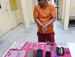Polisi Tangkap Pengedar Narkoba di Tapung Hilir, 44.14 Gram Sabu Disita