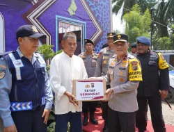 Wakapolda Riau dan Rombongan Tinjau dan Cek Pos Pam Ops Ketupat 2024 Perbatasan Riau – Sumut
