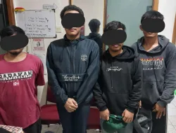 Polsek Rancabungur Amankan 4 (Empat) Orang Terduga Pelaku Pengeroyokan Di Desa Bantarjaya