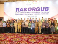 Pj Gubernur Sultra Hadiri Rakorgub Tahun 2024