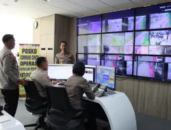 Optimalisasikan Pengamanan Polres Bandara Soetta Pantau Arus Mudik Via Command Center