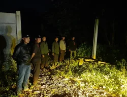 Polsek Rumpin Dan Instansi Terkait Cek TKP Pengrusakan Pagar Panel Frecon di BSD Rumpin, Kerugian Ditaksir Rp 2 Juta