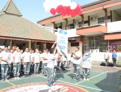 Semarak HBP Ke-60, Rutan Bangil Kanwil Kemenkumham Jatim Laksanakan Apel Pembukaan