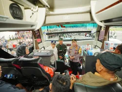 Tindaklanjuti Arahan Presiden, Kapolri Lepas Mudik Gratis Polri Presisi