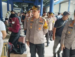 Monitoring Arus Mudik di Terminal Poris Plawad, Kapolres Minta Pemudik Waspada Tindak Kejahatan