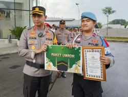 Tunaikan Janjinya, Kapolres Beri Reward Umrah Aiptu Fahmi Yang Lumpuhkan Maling