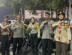 Kapolres Metro Jaktim, Pimpin Patroli Kamtibmas Pada Malam Takbir Idul Fitri 1445 H
