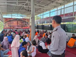 LAYANAN KUNJUNGAN TATAP MUKA HARI RAYA IDUL FITRI 1445 H LAPAS CILEGON, JADIKAN MOMENTUM KEBERSAMAAN BAGI KELUARGA WBP