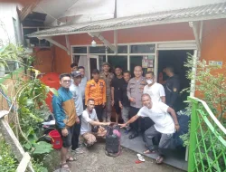 Polsek  Cisarua Cek Lakukan Olah TKP Terkait Meledaknya Gas Elpiji Ukuran 12 KG