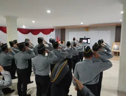 KEMBALI PRODUKTIF, LAPAS KELAS IIA CILEGON MANFAATKAN MOMEN APEL PAGI PEGAWAI DAN HALAL BIHALAL