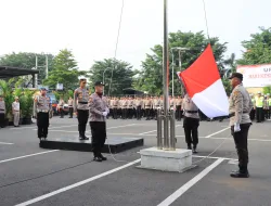 Peringati Hari Kesadaran Nasional, Polrestro Bekasi Kota Laksanakan Upacara