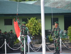 Pimpin Upacara 17-An, Dandim 1710/Mimika Sampaikan Amanat Panglima TNI