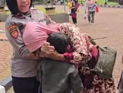 Satuan Pamobvit Polrestro Jaksel Pertemukan Anak Terpisah Dari Orang Tuanya Saat Berwisata