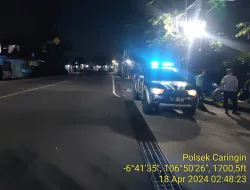 Polsek Caringin Lakukan Pengecekan Lokasi TKP dan Tindak Lanjut Penyelidikan Terkait Adanya Aksi Tawuran Yang Meresahkan Warga Masyarakat