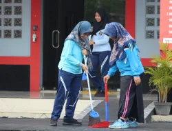 PEMASYARAKATAN SEHAT, UPAYA KEBERSIHAN LINGKUNGAN LAPAS CILEGON DI TENGAH PERINGATAN HARI BAKTI PEMASYARAKATAN KE-60