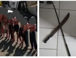 Polsek Cibinong Amankan 8 (Delapan) Orang Anak Remaja Yang Diduga Hendak Melakukan Tawuran, Berikut Senjata Tajam Yang Di Bawa