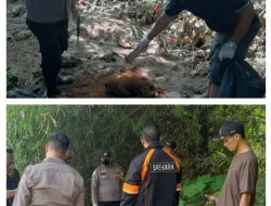 Polsek Gunung Putri Lakukan Olah TKP Terkait Temuan Mayat Bayi Di Pinggir Kali Cikeas