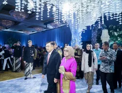 Jusuf Kalla, Try Sutrisno, Ganjar Pranowo, Ketua TKN-02, Ketua TPN-03, Para Menteri, Ketum Parpol, Duta Besar, Politisi, Rektor, Pengusaha hingga Tokoh Ormas dan Komunitas Otomotif Hadiri Resepsi Pernikahan Puteri Kelima Bamsoet
