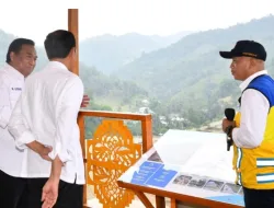 Presiden Jokowi Tinjau Pembangunan Bendungan Bulango Ulu, Optimistis Selesai Akhir Tahun 2024