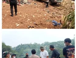 Unit Tipiter Polres Bogor Bersama Polsek Rancabungur Cek  TKP Dimana Adanya Tempat Pengolahan Limbah Sampah Ilegal Di Desa Mekarsari