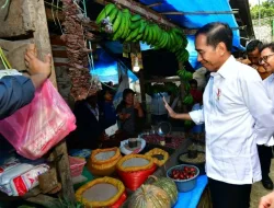 Tinjau Pasar Tumpah Mamasa, Jokowi Cek Harga dan Infrastruktur Pasar