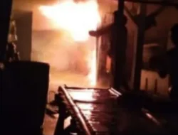 Polsek Dramaga Cek Lokasi TKP Adanya Kebakaran Dapur Rumah Warga di Dramaga, Bogor