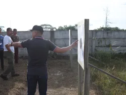 Asah Kemampuan Personil, Polres Kampar Gelar Latihan Menembak