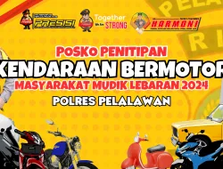Ciptakan Rasa Aman Saat Mudik, Polres Pelalawan dan Polsek Jajaran Sediakan Penitipan Kendaraan Bermotor Masyarakat