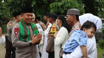 Safari Ramadhan 1445 H di Kecamatan Pangkalan Lesung, Kapolres Pelalawan Sampaikan Masyarakat Bisa Titip Barang Berharga di Polres dan Polsek Jajaran Saat Berangkat Mudik