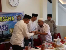 Jalin silaturahmi Kapolres Pelalawan Bersama Forkopinda Kabupaten Pelalawan Hadiri Buka Bersama PWI Kabupaten Pelalawan