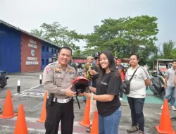 Satlantas Polresta Pekanbaru, ISDC dan Komunitas Sepeda Motor Gelar Kegiatan Safety Riding