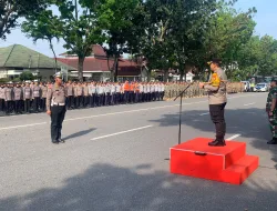Pimpin Apel Pengamanan Kegiatan Apeksi – BBI/BBWI, Kombes Jeki Tegaskan Beberapa Hal