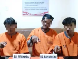 Terlibat Peredaran Sabu, Tiga Orang Pria Diringkus Polisi