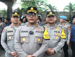 637 Personel Gabungan Kawal Aksi Buruh di  Wilayah Jakarta Utara