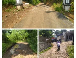 Warga Kampung Legok Manggu Desa Dan Kecamatan Warungkiara Puluhan Tahun Mendambakan Adanya Perbaikan Jalan