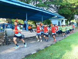 104 Personel Lanud Sultan Hasanuddin Laksanakan Test Kesamaptaan Jasmani, Ujian Kenaikan Pangkat