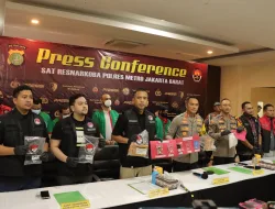 Ungkap 5,1 Kg Sabu, Polres Metro Jakbar Amankan 5 orang, Salah Satunya Public Figur