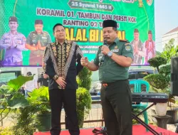 Inilah Kata-kata Haru Yang Di Sampaikan Danramil 01 Tambun Saat Gelar Halal Bihalal