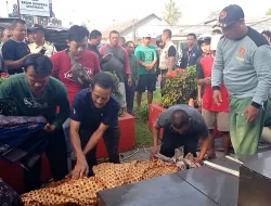 Polsek Cibinong Bersama Team INAFIS Polres Bogor Lakukan Olah TKP Terkait Penemuan Mayat di Depan Gerbang BRIN Cibinong