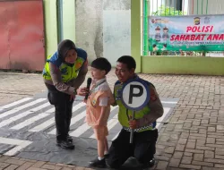 Tingkatkan Kesadaran Berlalu Lintas, Polisi Sahabat Anak Gelar Penyuluhan di Sekolah TK Confucius