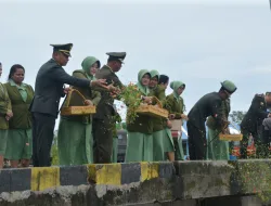 Dandim 1710/Mimika Pimpin Ziarah Rombongan Sambut HUT Kodam XVII/Cenderawasih
